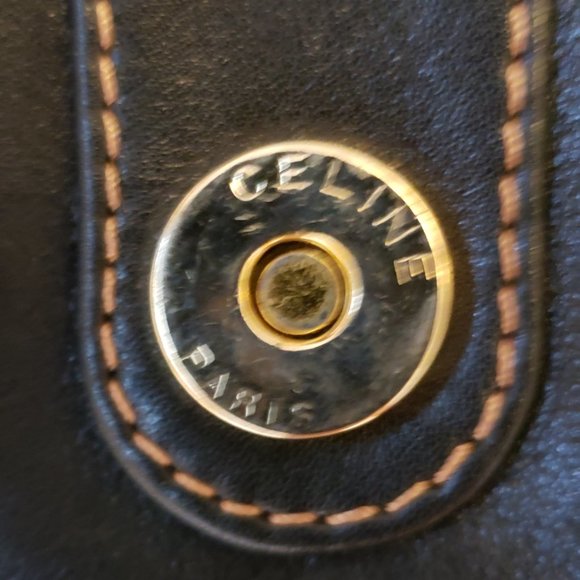 Pre-owned Vintage Celine Leather Crossbody Bag - Picture 7 of 11